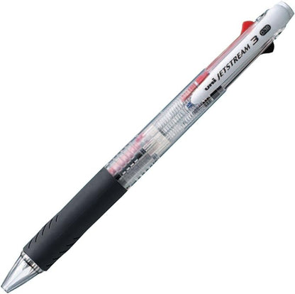 Uni Jetstream 3 Three Ink Multi Color Pen - Clear - 0.38mm