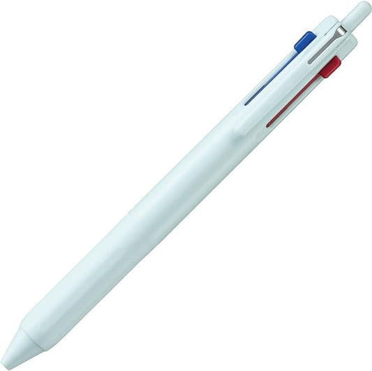 Mitsubishi Pencil Uni Jetstream Three Ink Multi Color Pen - Ice Blue Shaft - 0.5mm