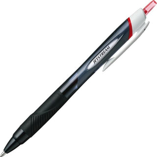 Uni Jetstream Red Ink Ballpoint Pen - Black - 1.0mm