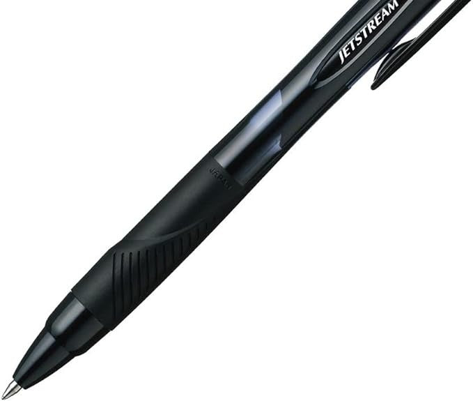 Mitsubishi Pencil Uni Jetstream Blue Ink Ballpoint Pen - Black Shaft - 0.7mm