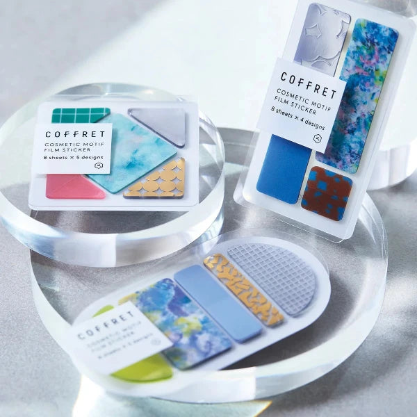 KING JIM Coffret Cosmetic Film Sticker Bar Chiffon Yellow Shibuya