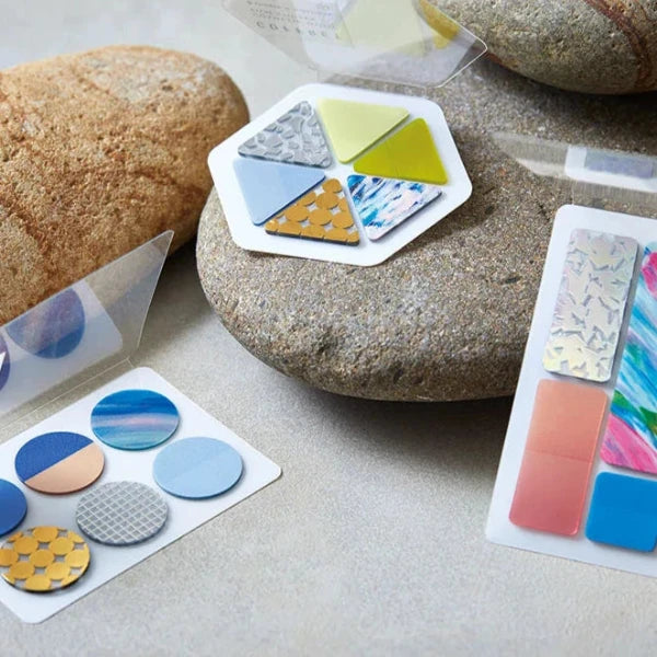 KING JIM Coffret Cosmetic Film Sticker Bar Chiffon Yellow Shibuya