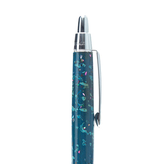 Kara-nuri Ballpoint Pen – Royal Blue pattern detail shown - Shibuya Stationery