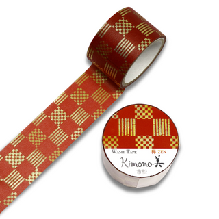 Kimono-bi - Checkered (Ichimatsu) (Large) - Washi Tapes