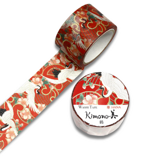 Kimono-bi - Cranes (Large) - Washi Tapes