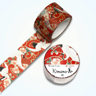 Kimono-bi - Cranes (Large) - Washi Tapes