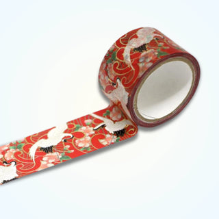 Kimono-bi - Cranes (Large) - Washi Tapes