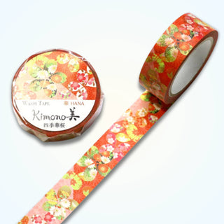 Kimono-bi - Shiki Hana Cherry Blossom (Four-Season Floral Sakura) - Washi Tapes