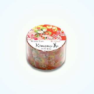 Kimono-bi - Shiki Hana Cherry Blossom (Four-Season Floral Sakura) (Large) - Washi Tapes