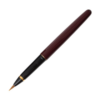 Kuretake Fountain Brush Pen Black Ink Lacquered Brown