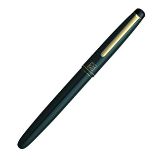 Kuretake Fountain Brush Pen - Black Ink - Lacquered Green