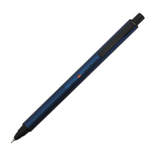 Kuru Toga Metal Mechanical Pencil 0.5mm in Silent Blue color on a white background - Shibuya Stationery Store