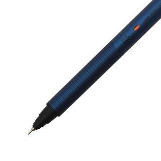 Kuru Toga Metal Mechanical Pencil 0.5mm in Silent Blue color pen tip closeup - Shibuya Stationery Store
