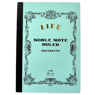 LIFE Noble Note Notebook - A5 Ruled - 100 Sheets - Mint Green