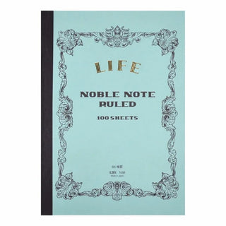 LIFE Noble Note Notebook - B5 Ruled - 100 Sheets - Mint Green