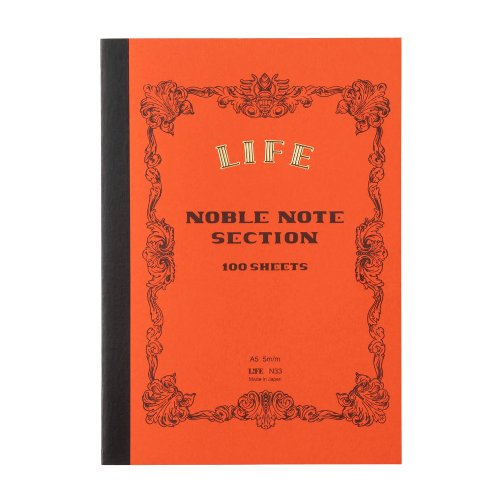 LIFE Noble Note Notebook - A5 Grid | Shibuya Stationery – Shibuya ...