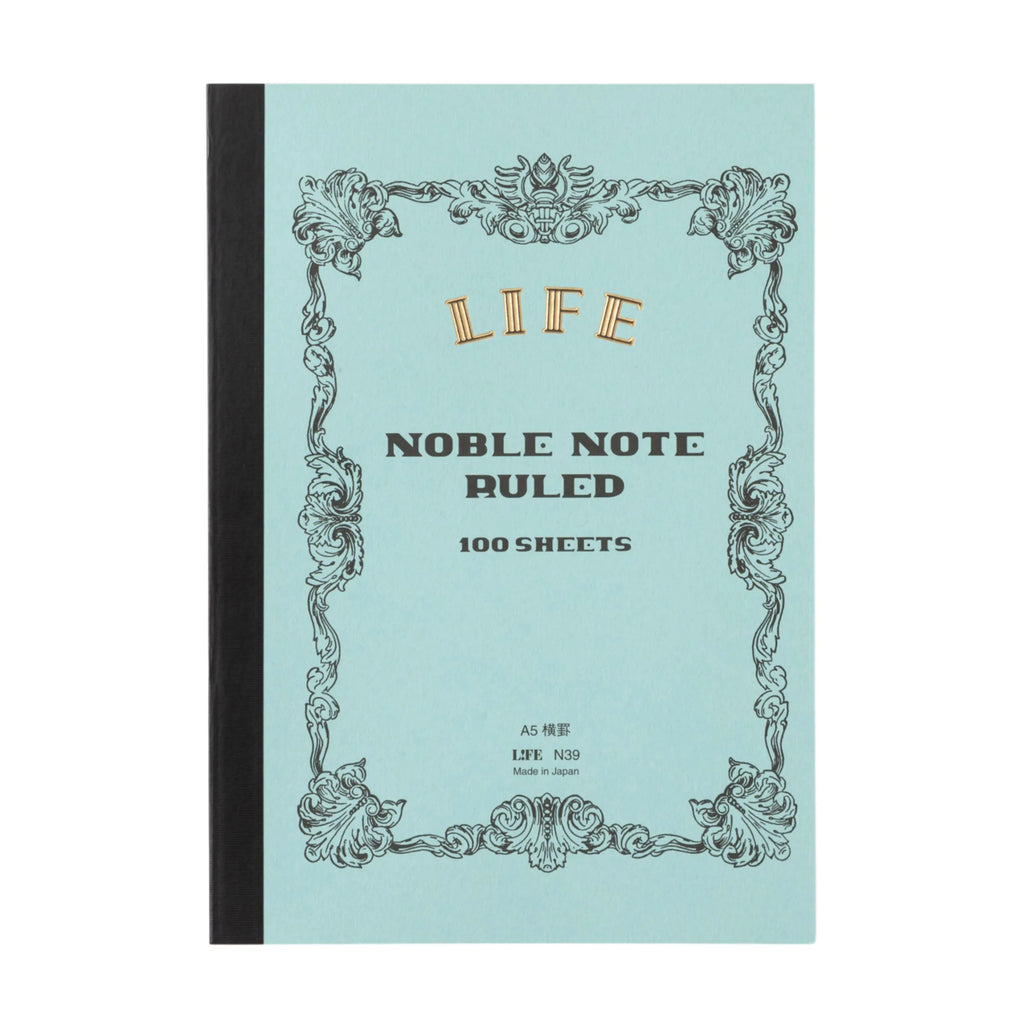 LIFE Noble Note Notebook - A5 Ruled | Shibuya Stationery – Shibuya ...