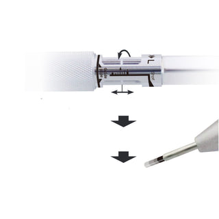 MS01 Mechanical Pencil adjustable lead length mechanism with dial rotation guide – Shibuya Stationery