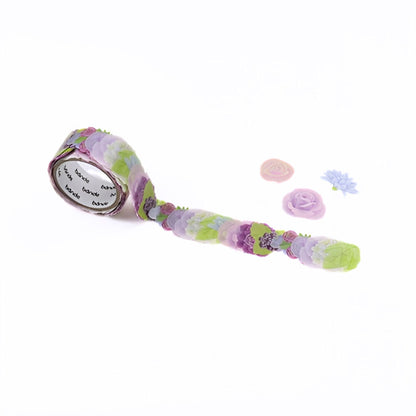 bande Masking Roll Sticker Washi Tapes - Rose Bouquet - 200 stickers