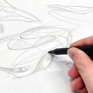 Hand drawing with the Sun-Star Metacil metal pencil on paper – Shibuya Stationery Store