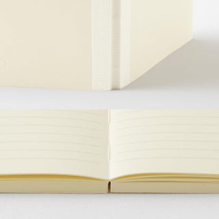 MD Notebook A5 Ruled B binding detail with lay-flat design – Shibuya Stationery