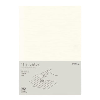 Midori MD Notebook A5 Ruled front cover – Shibuya Stationery