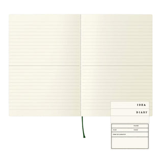 Midori MD Notebook A5 Ruled with lines and title space – Shibuya Stationery