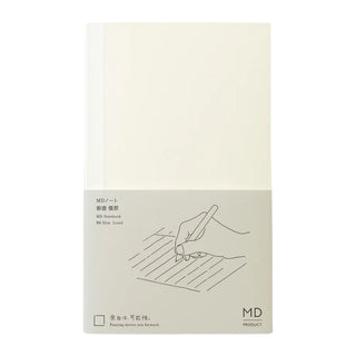Midori MD Notebook B6 Slim ruled notebook on a white background – Shibuya Stationery Store