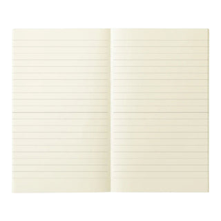 Midori MD Notebook B6 Slim grid notebook opened flat at 180 degrees – Shibuya Stationery Store