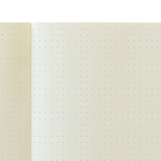 Midori MD Notebook Journal A5 Dot Grid page close-up showing dotted layout – Shibuya Stationery