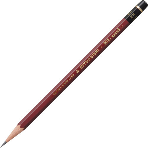 Mitsubishi Pencil Hi-uni Pencil - 2H - 12 pcs.