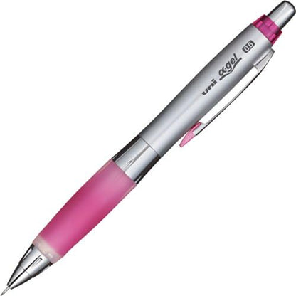 Mitsubishi Pencil Uni alpha-gel Shaka Shaka Mechanical Pencil - Pink - 0.5mm - Soft Grip