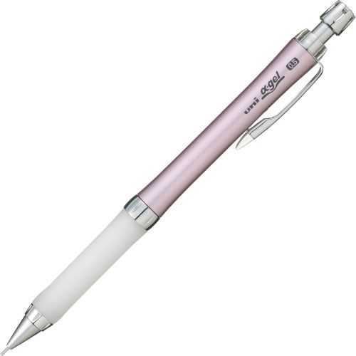 Mitsubishi Pencil Uni alpha-gel slim Mechanical Pencil - Noble Pink - 0.5mm - Soft Grip 1