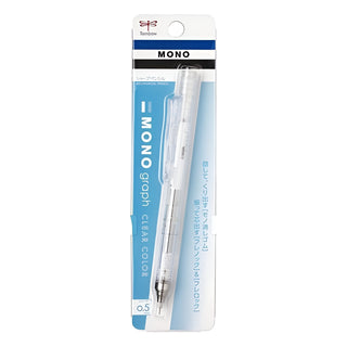 Tombow Mono Graph Shaker Mechanical Pencil - Clear Shaft - 0.5mm