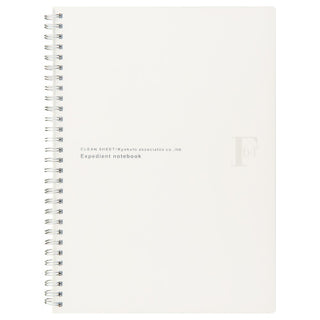 Nippon Note F.O.B COOP - Ring Notebook - 80 sheets - B5 Plain - White