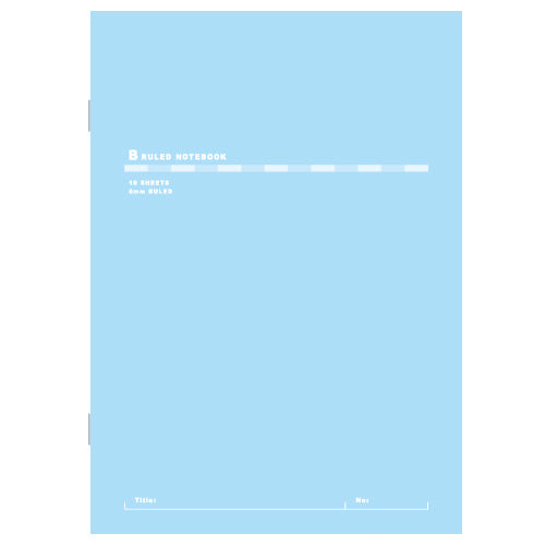 Nippon Note Slim Notebook - Sky Blue - B5 - 16 sheets