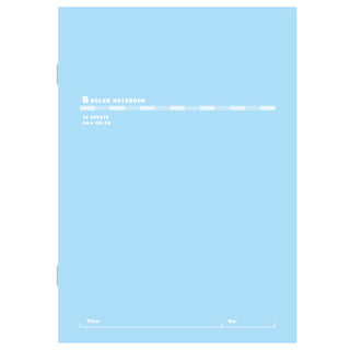 Nippon Note Slim Notebook - Sky Blue - B5 - 16 sheets