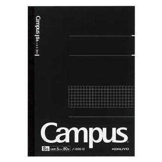 Otona Campus Note - B5 (Lined) - Black - 80 Sheets