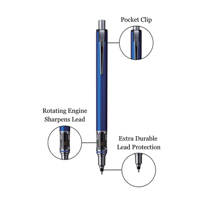 Mitsubishi Pencil Uni Kurutoga Advance Mechanical Pencil - Blue Shaft - 0.5mm