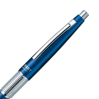 Kerry Mechanical Pencil 0.5 Blue push button close-up – Shibuya Stationery