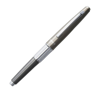 Kerry Mechanical Pencil 0.5 Smoky Grey capped view shown – Shibuya Stationery