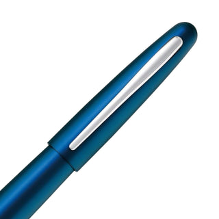 Pilot Cocoon Fountain Pen Medium Blue cap detail – Shibuya Stationery