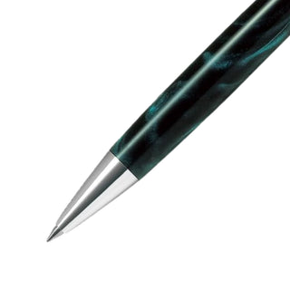 Pilot Custom Heritage SE Marble Green tip angle close-up – Shibuya Stationery