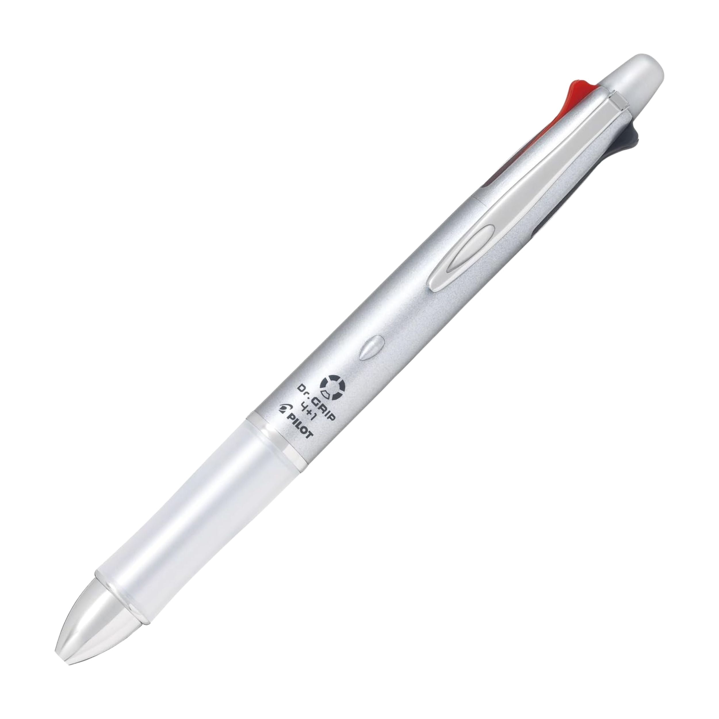 Pilot Dr.Grip 4+1 0.7 & 0.5 Acro Ink Multi Pen - Silver | Shibuya