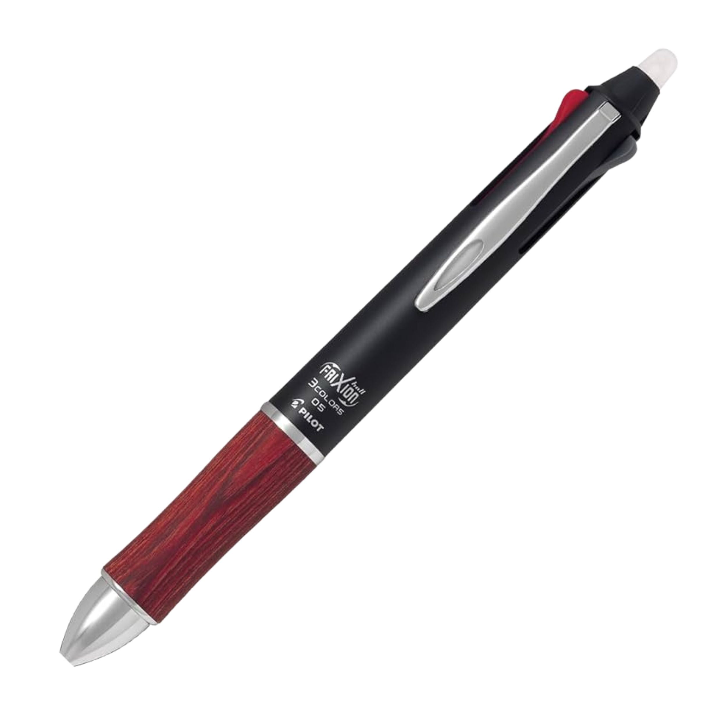 Pilot Frixion Ball 3 Wood 0.5 - Deep Red | Shibuya Stationery Store