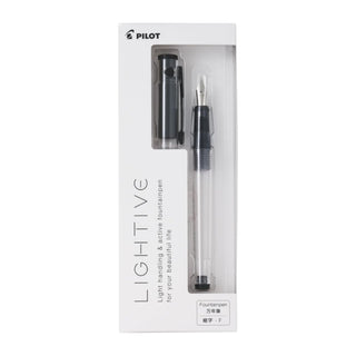 Pilot Lightive Fountain Pen Fine Clear in package – Shibuya Stationery