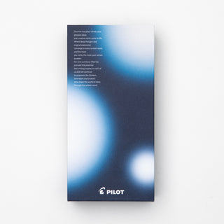 Pilot Premium Fountain Pen Package closed box with blue gradient design – Shibuya Stationery