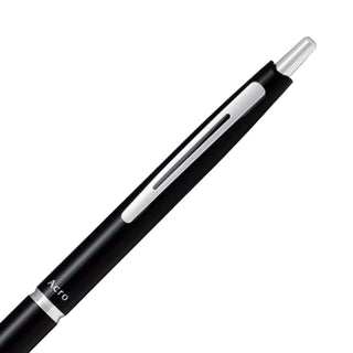Pilot Acro 1000 Ballpoint Pen 0.5 Black clip and rear section detail – Shibuya Stationery