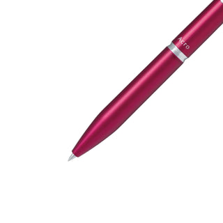 Pilot Acro 1000 Ballpoint Pen 0.5 Metallic Red pen tip close-up – Shibuya Stationery