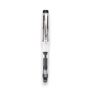 Pilot Custom Heritage 92 Fountain Pen Clear Fine nib full-length top view – Shibuya Stationery